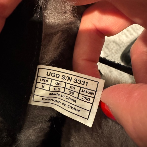 Ugg Winter boots, Size 8, black and grey - Picture 4 of 4